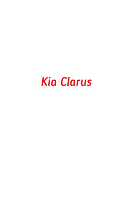 Kia Clarus