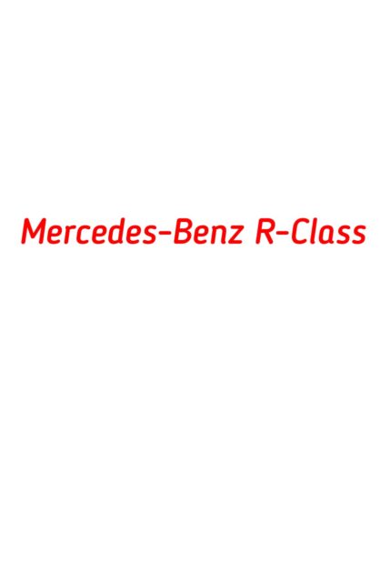 Mercedes-Benz R-Class