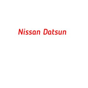 категория Nissan Datsun