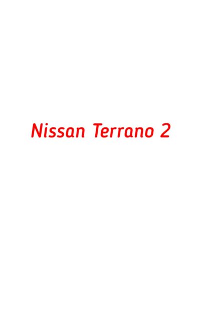Nissan Terrano 2