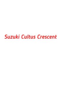 категория Suzuki Cultus Crescent