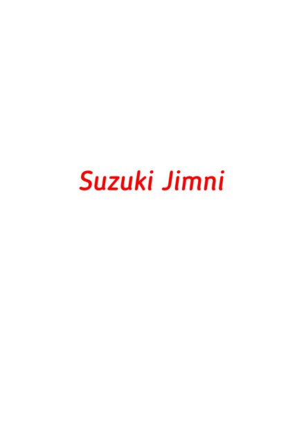 Suzuki Jimni