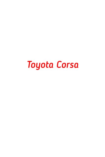 Toyota Corsa