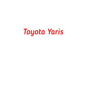категория Toyota Yaris
