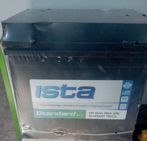 Аккумулятор 6CT-65 A2H обратной полярности (75D23L) ISTA STANDART (590EN)